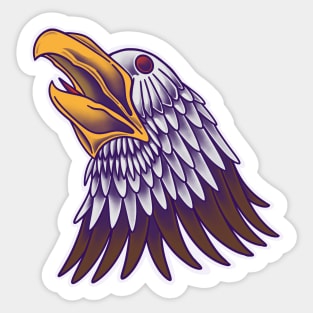 Heads of Eagle Sticker